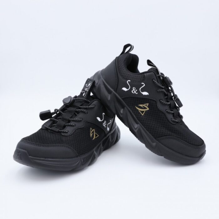 ⁦حذاء سول آند سول بأربطة لون أسود⁩ - الصورة ⁦11⁩