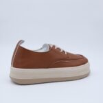 ⁦حذاء سول آند سول بأربطة كاجوال للنساء لون بني ونعل بيج⁩ - الصورة ⁦5⁩