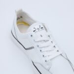 ⁦حذاء سول آند سول بأربطة للنساء لون أبيض وخطوط سوداء⁩ - الصورة ⁦4⁩