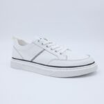 ⁦حذاء سول آند سول بأربطة للنساء لون أبيض وخطوط سوداء⁩ - الصورة ⁦12⁩