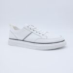 ⁦حذاء سول آند سول بأربطة للنساء لون أبيض وخطوط سوداء⁩ - الصورة ⁦13⁩