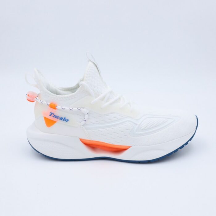 ⁦حذاء سول آند سول بأربطة للرجال لون أبيض وبرتقالي⁩ - الصورة ⁦5⁩