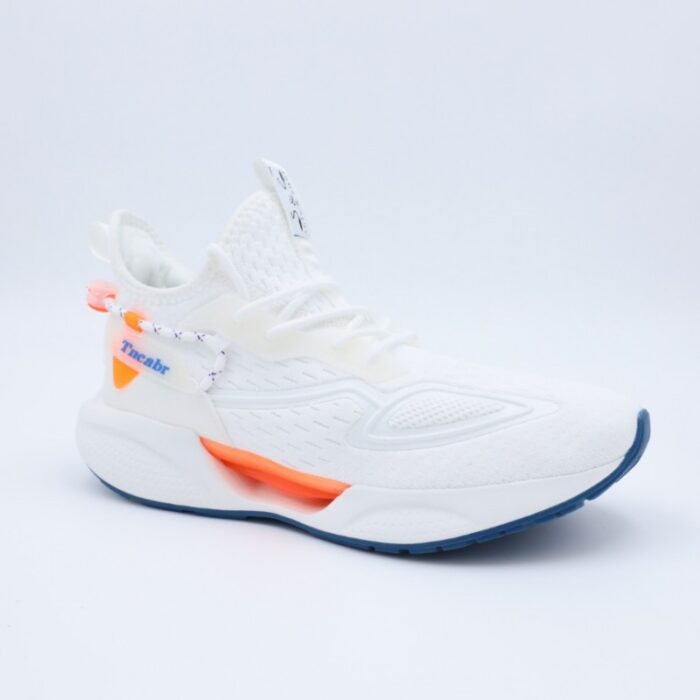 ⁦حذاء سول آند سول بأربطة للرجال لون أبيض وبرتقالي⁩ - الصورة ⁦6⁩