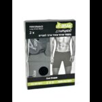 ⁦طقم بوكسر رجالي عدد 2 للرجال لون أسود⁩ - الصورة ⁦3⁩