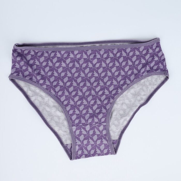 ⁦طقم داخلي نسائي قطني مُكون من 3 قطع بألوان متعددة⁩ - الصورة ⁦3⁩