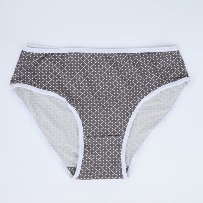 ⁦طقم داخلي نسائي قطني مُكون من 3 قطع بألوان متعددة⁩ - الصورة ⁦5⁩