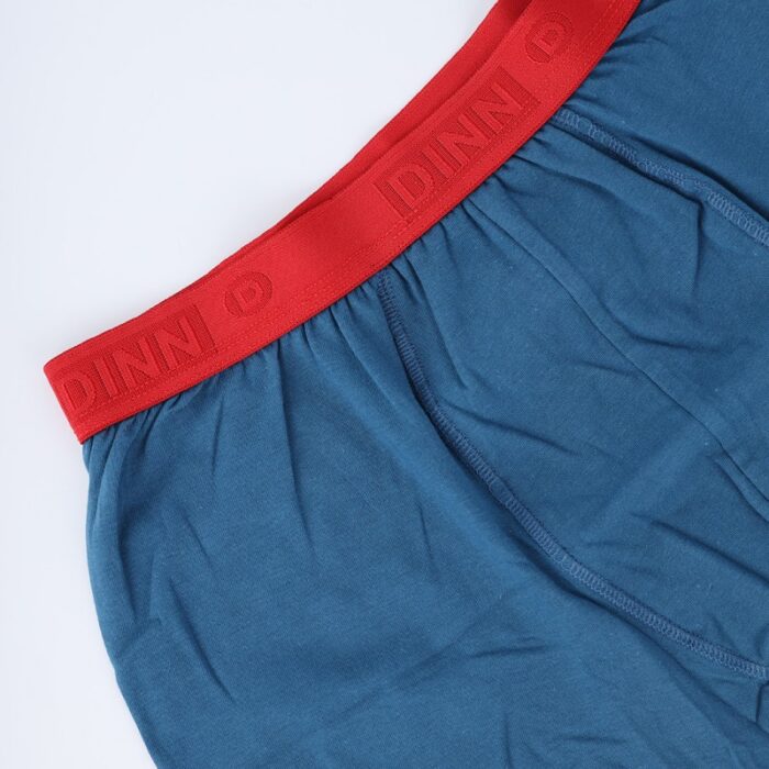 ⁦بوكسر رجالي قطن 100% لون أزرق⁩ - الصورة ⁦3⁩