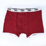 بوكسر رجالي قطن 100% لون خمري