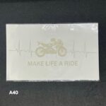 تاتو مؤقت 18×11 سم بتصميم دراجة