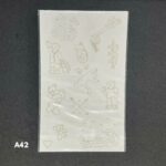 تاتو مؤقت بأشكال مختلفة 18×11 سم بتصميم دب وقطة