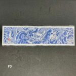 ⁦تاتو مؤقت 6.4*24 سم لون أزرق بتصميم تنين⁩ - الصورة ⁦2⁩