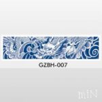 ⁦تاتو مؤقت 6.4*24 سم لون أزرق بتصميم تنين⁩ - الصورة ⁦3⁩