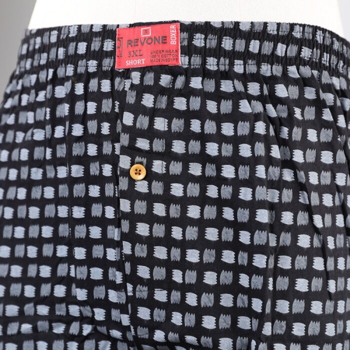 10334116_67dc481711028 بوكسر رجال قطني لون أسود بأشكال سكني - الصورة 1