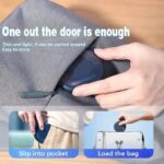 ⁦علبة تحويلات OTG للشواحن والكوابل والشرائح ونقل المعلومات وقاعدة للجوال 7 في واحد - لون أسود⁩ - الصورة ⁦3⁩