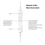 ⁦سماعة أذن آيفون لون أبيض EarPods Lightning Connector⁩ - الصورة ⁦3⁩