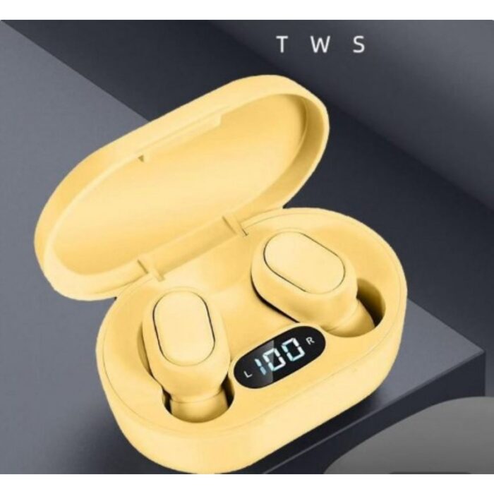 ⁦سماعة أذن بخاصية البلوتوث TWS لاسلكية الاصدار 5.0 سماعة أذن ستيريو للألعاب المحمولة لون  زهري⁩ - الصورة ⁦2⁩