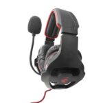 ⁦سماعة الرأس 703 VIPBEN سلكية لألعاب الكمبيوتر والموبايل  إضاءة LED عصرية، سلك غير قابل للتشابك، صوت واضح ونقي⁩ - الصورة ⁦2⁩