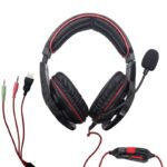 ⁦سماعة الرأس 703 VIPBEN سلكية لألعاب الكمبيوتر والموبايل  إضاءة LED عصرية، سلك غير قابل للتشابك، صوت واضح ونقي⁩ - الصورة ⁦3⁩