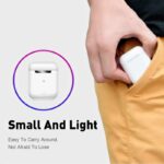 ⁦سماعة أذن i18 بلوتوث مع علبة شحن لاسلكية⁩ - الصورة ⁦9⁩