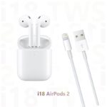 ⁦سماعة أذن i18 بلوتوث مع علبة شحن لاسلكية⁩ - الصورة ⁦10⁩