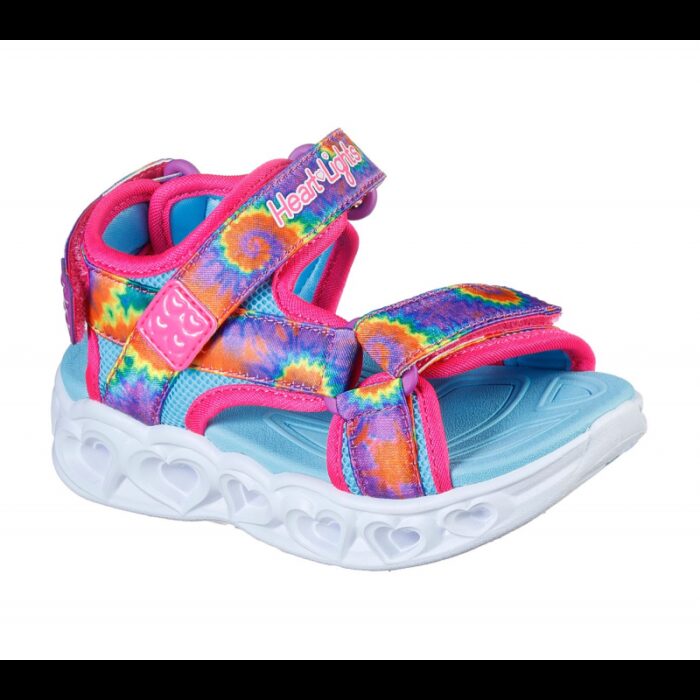 10334356_67dc493139e25 صندل سكيتشرز اس لايت: هارت لايت للأطفال لون زهري-Skechers Girls' S Lights: Heart Lights Sandal - الصورة 1