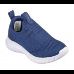 حذاء سكيتشرز ايليت فليكس للأطفال لون كحلي ونعل أبيض- Skechers Elite Flex - Wasick Shoes