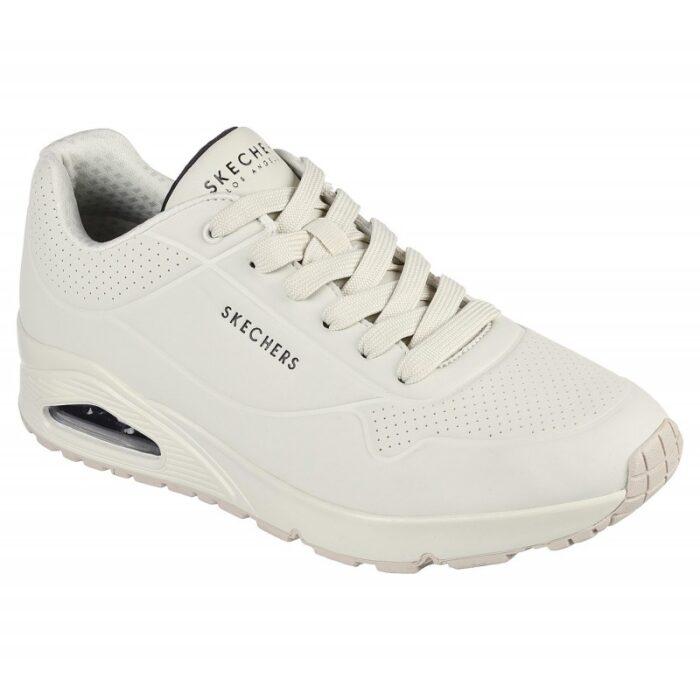 10334369_67dc4942968c7 حذاء سكيتشرز أونو – ستاند اون اير للرجال لون أوف وايت- Skechers Men's Uno - Stand on Air Shoes - الصورة 1