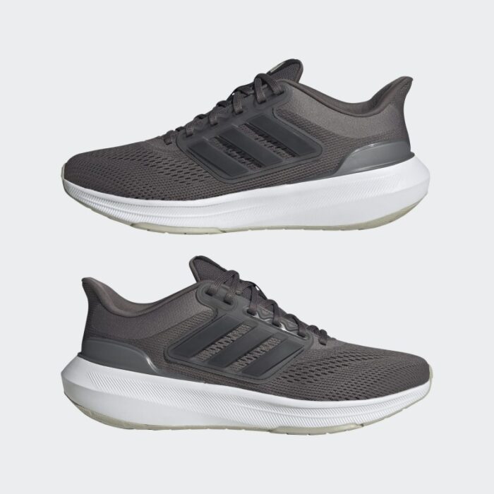 ⁦حذاء اديداس ألترا بونص للرجال لون بني ونعل أبيض-adidas Mens' Ultrabounce Shoes - Brown⁩ - الصورة ⁦9⁩