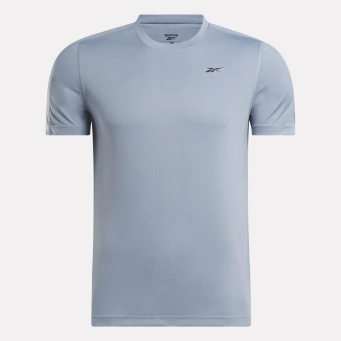 ⁦تيشيرت ريبوك تيك للرجال لون أزرق- Reebok Men' Short Sleeve Tech T-Shirt⁩ - الصورة ⁦3⁩