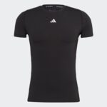 تيشيرت اديداس تراينيغ تيك فيت للرجال لون أسود- adidas Mens'Training Techfit Training Tee - Black