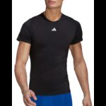 ⁦تيشيرت اديداس تراينيغ تيك فيت للرجال لون أسود- adidas Mens'Training Techfit Training Tee - Black⁩ - الصورة ⁦2⁩
