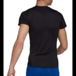 ⁦تيشيرت اديداس تراينيغ تيك فيت للرجال لون أسود- adidas Mens'Training Techfit Training Tee - Black⁩ - الصورة ⁦3⁩