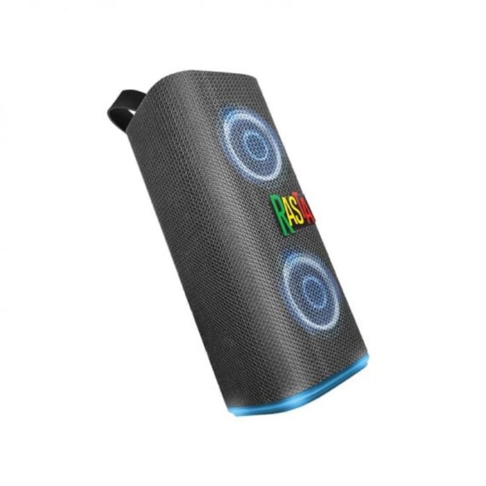 ⁦سماعة سبيكر مع ميكروفون مدمج قابل للشحن لون اسود -RASTA Pure Acoustics Bluetooth Speaker⁩ - الصورة ⁦3⁩