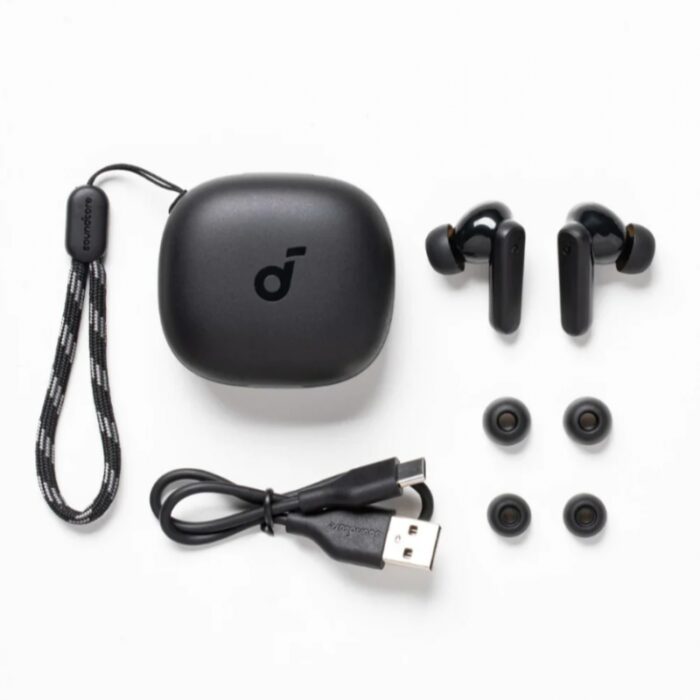 ⁦سماعة أذن لاسلكية انكر ساوند كور R50i لون اسود- Anker Soundcore True Wireless Earbuds R50i⁩ - الصورة ⁦2⁩