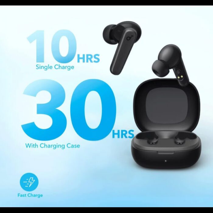 ⁦سماعة أذن لاسلكية انكر ساوند كور R50i لون اسود- Anker Soundcore True Wireless Earbuds R50i⁩ - الصورة ⁦3⁩