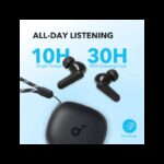 سماعة أذن لاسلكية انكر ساوند كور R50i لون أسود- Anker Soundcore True Wireless Earbuds R50i