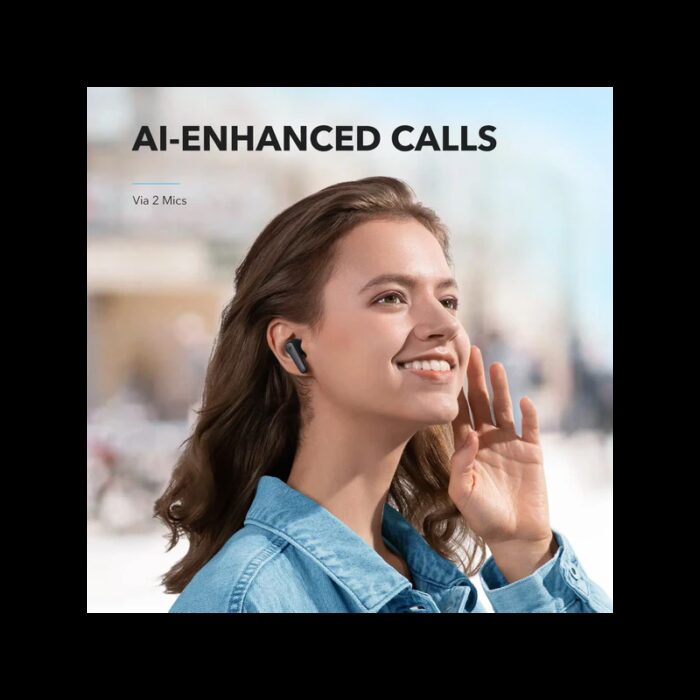 ⁦سماعة أذن لاسلكية انكر ساوند كور R50i لون أسود- Anker Soundcore True Wireless Earbuds R50i⁩ - الصورة ⁦2⁩