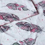 بجامة صيفية للنساء لون أخضر فاتح بتصميم ريشة