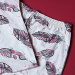 ⁦بجامة صيفية للنساء لون أخضر فاتح بتصميم ريشة⁩ - الصورة ⁦3⁩