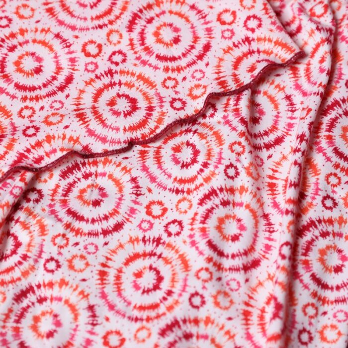 10334912_67dc4d08697b2 بجامة صيفية للنساء لون أحمر وبرتقالي - الصورة 1