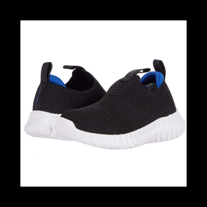 ⁦حذاء سكيتشرز ايليت فليكس للأطفال لون اسود ونعل أبيض- Skechers Kids' Elite Flex - Wasick Shoes⁩ - الصورة ⁦2⁩