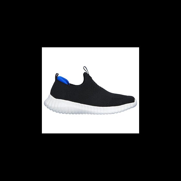 ⁦حذاء سكيتشرز ايليت فليكس للأطفال لون اسود ونعل أبيض- Skechers Kids' Elite Flex - Wasick Shoes⁩ - الصورة ⁦3⁩