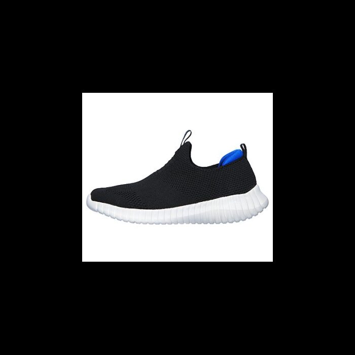 ⁦حذاء سكيتشرز ايليت فليكس للأطفال لون اسود ونعل أبيض- Skechers Kids' Elite Flex - Wasick Shoes⁩ - الصورة ⁦4⁩