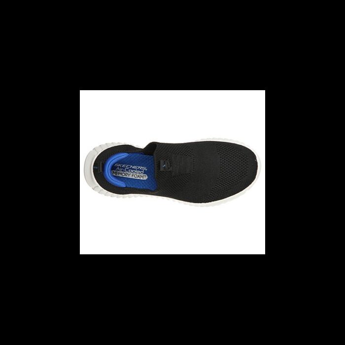 ⁦حذاء سكيتشرز ايليت فليكس للأطفال لون اسود ونعل أبيض- Skechers Kids' Elite Flex - Wasick Shoes⁩ - الصورة ⁦5⁩