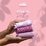 ⁦طقم داخلي نسائي قطن من milk مُكون من 3 قطع بألوان متعددة⁩ - الصورة ⁦2⁩