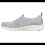 ⁦حذاء سكيتشرز دي لوكس كمفورت للنساء لون رمادي وأبيض -Skechers Womens D'Lux Comfort-Glow Time Shoes⁩ - الصورة ⁦5⁩