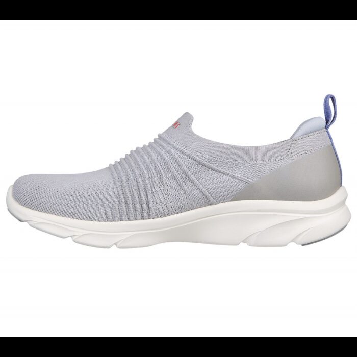 ⁦حذاء سكيتشرز دي لوكس كمفورت للنساء لون رمادي وأبيض -Skechers Womens D'Lux Comfort-Glow Time Shoes⁩ - الصورة ⁦5⁩