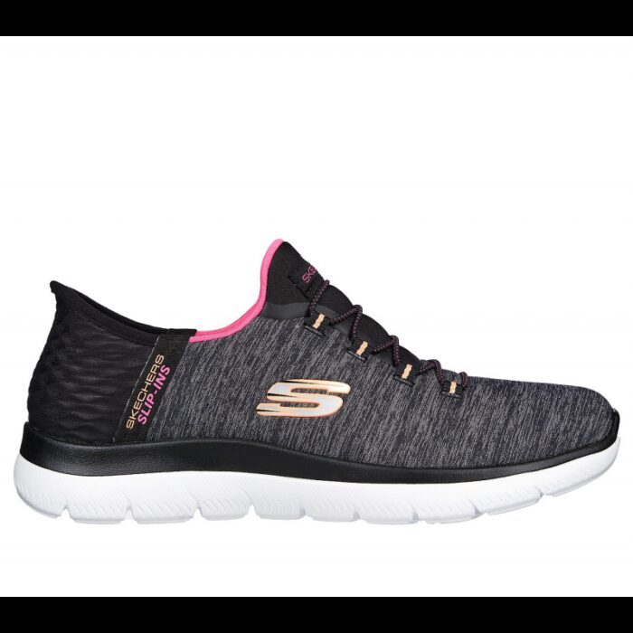 ⁦حذاء سكيتشرز سليب انس: سميت للنساء لون رمادي واسود - Skechers Women's Slip-ins: Summits - Dazzling Haze Shoes⁩ - الصورة ⁦2⁩