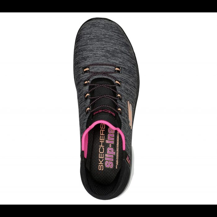 ⁦حذاء سكيتشرز سليب انس: سميت للنساء لون رمادي واسود - Skechers Women's Slip-ins: Summits - Dazzling Haze Shoes⁩ - الصورة ⁦3⁩