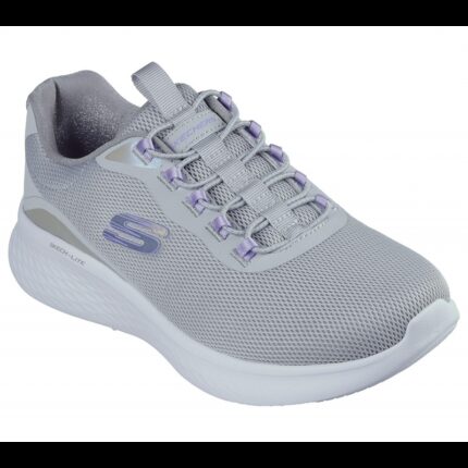 حذاء سكيتشرز سكيتش لايت برو جليمر مي للنساء لون رمادي ونعل أبيض- Skechers Women's Skech-Lite Pro - Glimmer Me Shoes